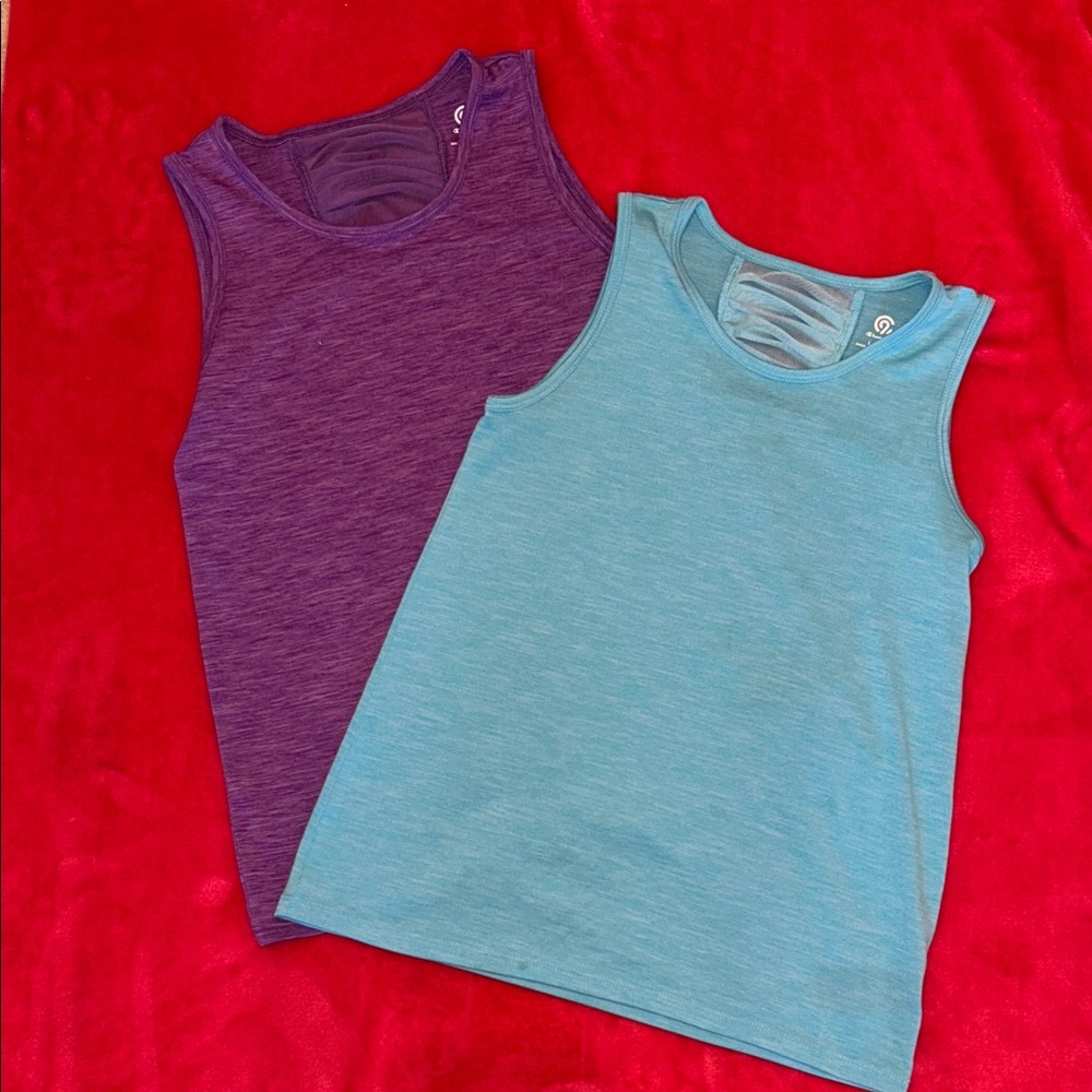C9 by Champion Pair of Kids Tank Tops - Purple and Blue